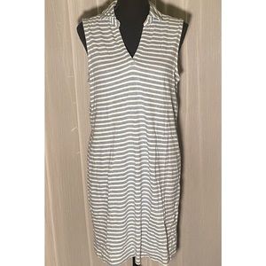 Sleeveless Striped Dress